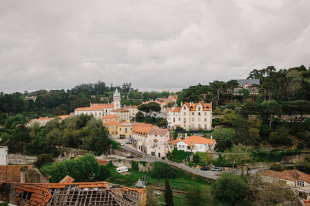 城堡 葡萄牙 古老的 自然 辛特拉 旅行