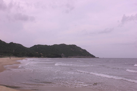 风景 泰国 假期 夏天 美丽的 旅行 天空 波动 海滩 海岸