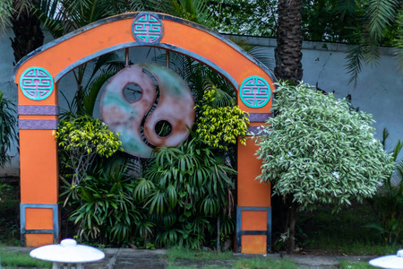 郁郁葱葱 鹿野苑 佛教 中国人 佛塔 公园 佛陀 遗产 柱子照片