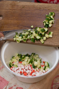 健康 番茄 素食主义者 切碎 午餐 特写镜头 切割 烹调