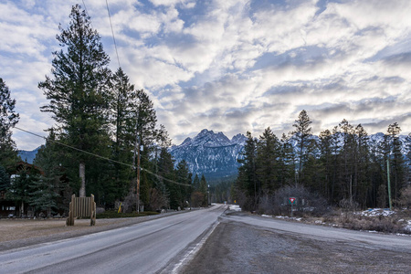 远景 加拿大 地平线 旅行 开车 风景 加拿大人 旅游业