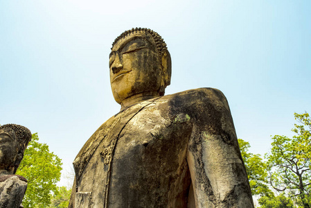 风景 美丽的 宗教 历史 网站 大门 宝塔 旅行 暹罗 天空