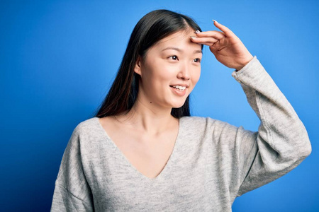 美丽的 毛衣 离开 远的 日本人 幸福 女孩 女人 搜索