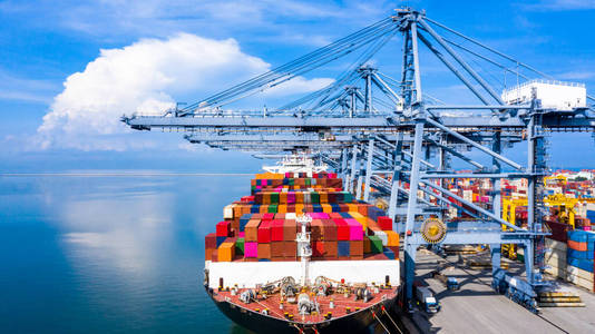 航运 全世界 迪拜 起重机 装运 经济 码头 海洋 新加坡