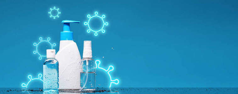 手消毒液图片-手消毒液素材-手消毒液插画-摄图新视界