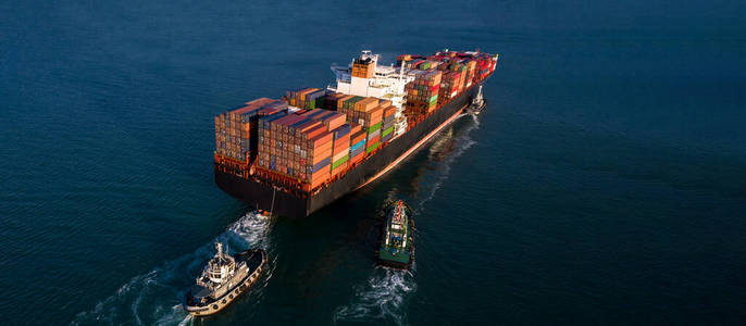 目的地 终端 货物 船舶 方向 贸易 拖船 转运 加载 运输