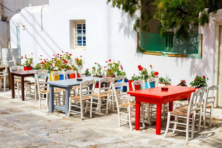 真正的 夏天 餐厅 地中海 欧洲 颜色 自行车 旅行者 城市