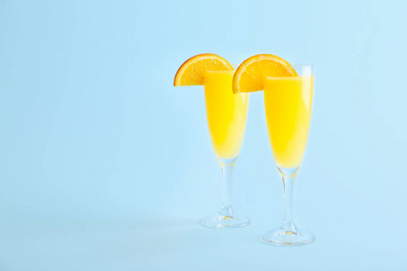 酒吧 柑橘 自制 香槟 甜的 点心 玻璃杯 美味的 饮料
