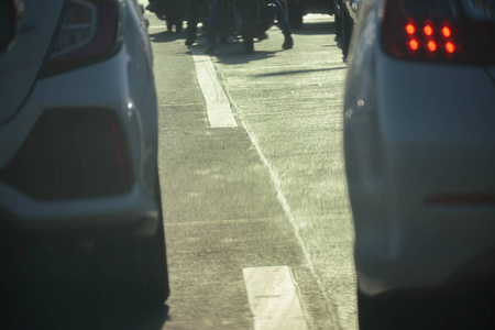 车道 汽车 街道 公路 二氧化物 交通 能量 污染 小时