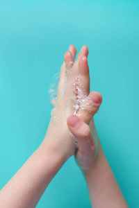 洗涤 卫生 皮肤 照顾 洗手间 感染 预防 你的 身体 泡沫