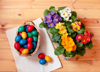 食物 柳条 传统 桌子 自然 篮子 木材 庆祝 颜色 复活节