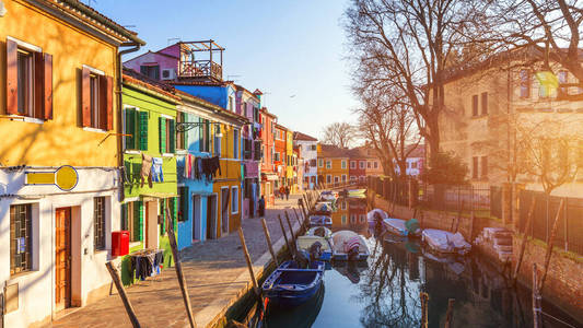 泻湖 颜色 威尼斯人 欧洲 意大利语 美丽的 风景 建筑