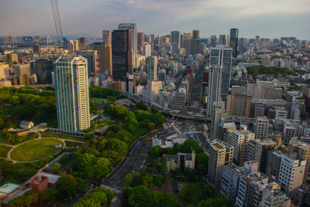 日本人 天际线 商业 天线 办公室 场景 黄昏 全景图 亚洲