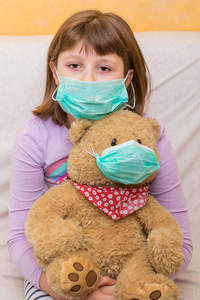 感染 医学 照顾 流感 预防 呼吸系统 保护 温度计 手套