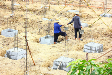 金属 劳动 工程 基础 挖掘 行业 建筑学 加固 打桩 工人
