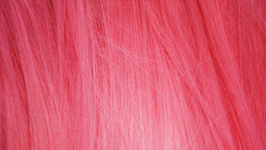 粉色头发特写纹理。可以用作背景