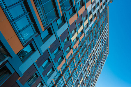 奢侈 房地产 天空 新的 窗口 高的 公寓 财产 玻璃 建筑