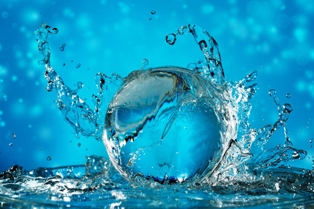 运动 透明的 滴下 波动 纯洁 泼洒 流动的 气泡 浮动
