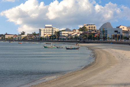 假期 美丽的 流行的 旅游业 活动 风景 天空 泰语 海湾