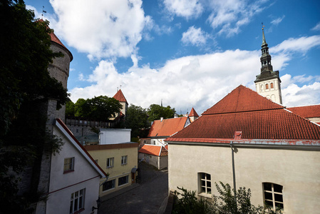 市中心 天空 欧洲 房子 旅行 夏天 间谍 爱沙尼亚语 建筑学