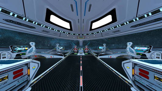 三维渲染 游戏 宇宙飞船 宇宙 三维 科学 重心 技术 插图