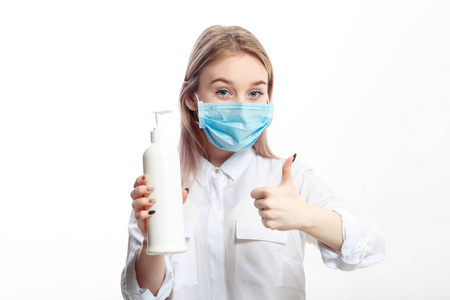瓶子 流行病 照顾 呼吸系统 健康 女人 医学 喷雾 流感