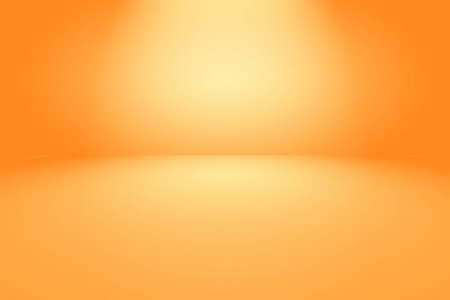 抽象橙色背景布局设计，工作室，房间，网页模板，商业报告平滑的圆形渐变色。