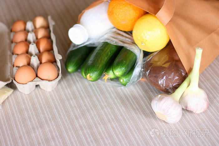 蔬菜 柑橘 杂货店 柠檬 桌子 带来 购买 市场 规定 鸡蛋