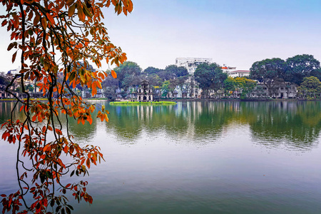 河内 越南 自然 美丽的 天空 风景 公园