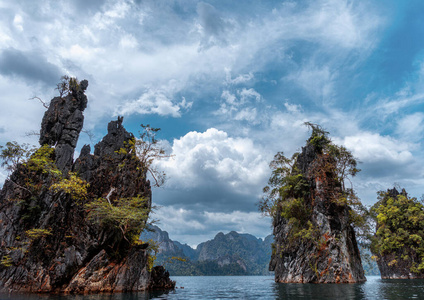 旅行 天空 风景 高的 森林 夏天 旅游业 悬崖 天气 海湾