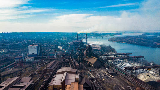 领土 污染 城市 生产 古老的 技术 工厂 环境 商业 冶金