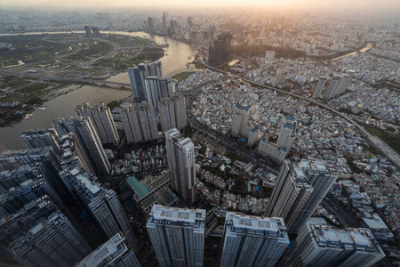 全景 商业 城市景观 高的 建筑学 市中心 地标 城市 风景