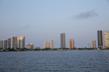 城市 新的 全景图 美国 全景 天空 建筑 海洋 摩天大楼