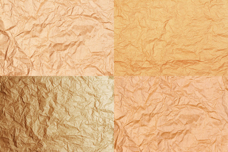 皱巴巴的旧报纸照片