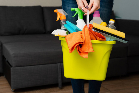 家务活 房子 拖把 清洁用品 可爱的 停机坪 消毒 消毒剂