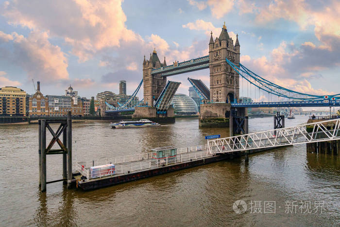 伦敦 联合 旅行者 泰晤士河 城市 傍晚 首都 地标 旅行