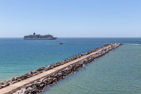 夏天 形成 假日 巡洋舰 沿海 全景图 海景 欧洲 游泳