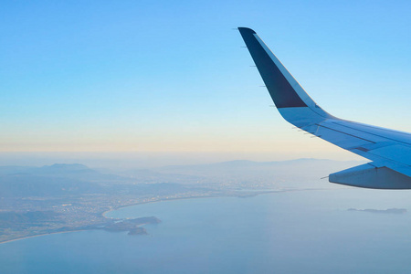 天空 空气 风景 车辆 旅行 旅游业 飞机 地平线 天线