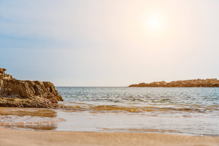 风景 岩石 海岸线 旅游业 阳光 希腊 海岸 海洋 海滨