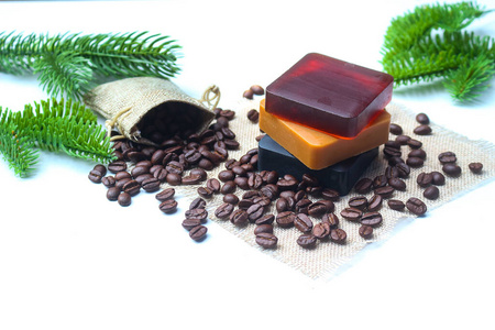 香皂 身体 种子 手工制作的 产品 健康 甘油 咖啡 美女