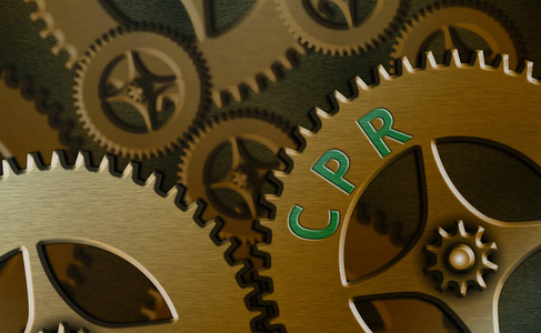 显示心肺复苏的文字标志.概念图片心肺复苏法,用于维持人的生命.照片