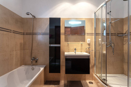 浴缸 股票 房子 奢侈 建筑学 简单的 浴室 建筑师 木材