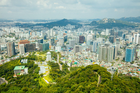 首尔南山塔景