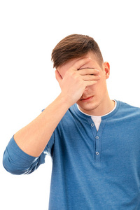 男人无精打采图片