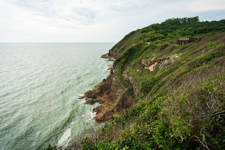 海岸线 全景图 风景 自然 悬崖 天堂 假日 场景 夏天