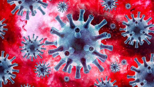 冠状病毒 超级细菌 微生物 世界 发烧 光晕 肺炎 感染