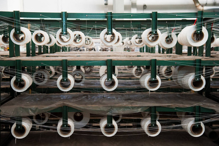 织布机 机器 制造 织物 工厂 纺织品 制造业 行业 材料