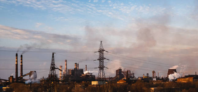 化工厂污染图片