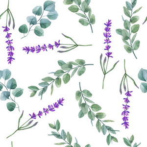 水彩 医学 花的 婚礼 植物 自然 墙纸 紫罗兰 草本植物