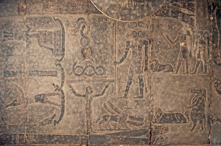 埃及 地标 雕刻 宗教 克奴姆 旅行 网站 纪念碑 古老的